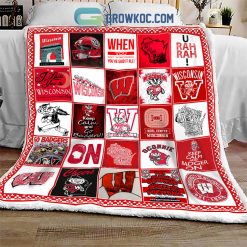 NCAA Wisconsin Badgers Collection Fleece Blanket