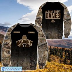 NCAA Albany Great Danes Custom Name Hunting Camo Style Sweatshirt