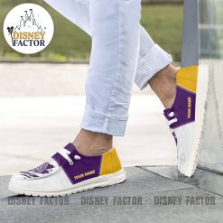 Alternative view of NCAA Albany Great Danes Custom Name Logo Hey Dude Shoes