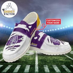 NCAA Albany Great Danes Custom Name Logo Hey Dude Shoes