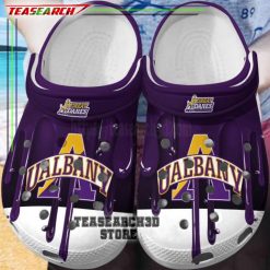 NCAA Albany Great Danes Melting Paint Crocs