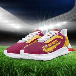 Alternative view of NCAA Arizona State Sun Devils Custom Name Running Shoes