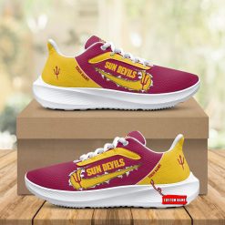 NCAA Arizona State Sun Devils Custom Name Running Shoes