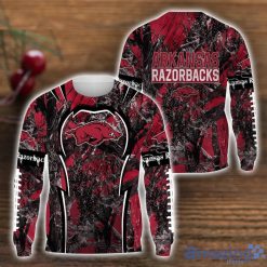 NCAA Arkansas Razorbacks Camo Hunting Sweatshirt