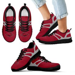 Alternative view of NCAA Arkansas Razorbacks Doodle Line Running Shoes