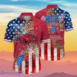 NCAA Arkansas Razorbacks Independence Day Hawaiian Shirt