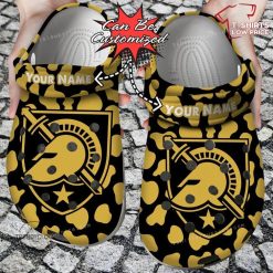 NCAA Army Black Knights Custom Name Cow Animal Crocs