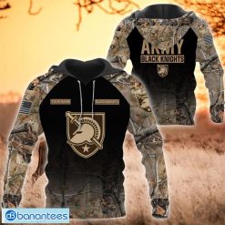 NCAA Army Black Knights Custom Name Hunting Camo Style Pullover Hoodie