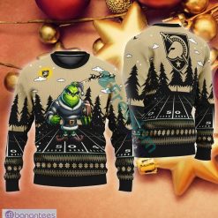 NCAA Army Black Knights Play Grinch Ugly Christmas Sweater