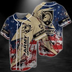 NCAA Army Black Knights US Flag Baseball Jersey