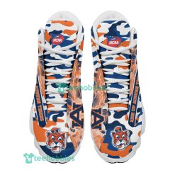Alternative view of NCAA Auburn Tigers Custom Name Camo White Air Jordan 13 Shoes