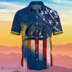 Alternative view of NCAA California Golden Bears 4th Of July Independence Day Hawaiian Shirt