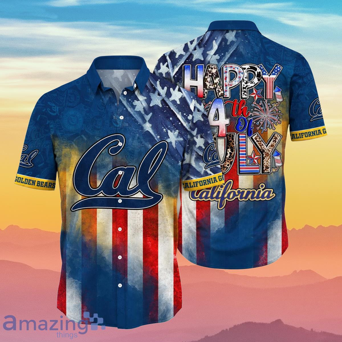 NCAA California Golden Bears 4th Of July Independence Day Hawaiian Shirt