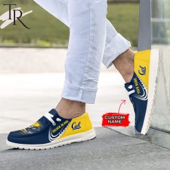 Alternative view of NCAA California Golden Bears Custom Name Broken Wall Hey Dude Shoes