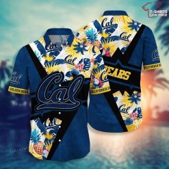 NCAA California Golden Bears Flower Cheap Hawaiian Shirt
