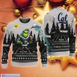 NCAA California Golden Bears Grinch Funny Ugy Christmas Sweater