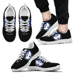 NCAA Connecticut Huskies Black Running Shoes