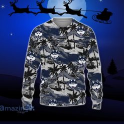 NCAA Connecticut Huskies Coconut Tropical Patterns Sweater