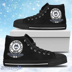 NCAA Connecticut Huskies I Will Not Keep Calm Amazing High Top Shoes