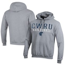 NCAA CWRU Spartans Gray Champion Basketball Pullover Hoodie