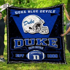 NCAA Duke Blue Devils EST 1888 Quilt Blanket