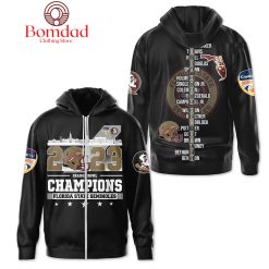NCAA Florida State Seminoles 2023 Orange Bowl Champions Zip Up Hoodie