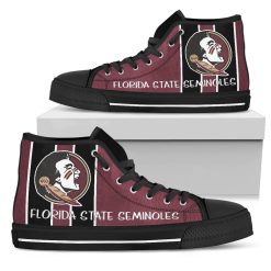 Alternative view of NCAA Florida State Seminoles Big Logo High Top Shoes
