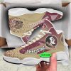 NCAA Florida State Seminoles Custom Name Triangle Air Jordan 13 Shoes