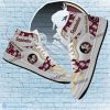 NCAA Florida State Seminoles Custom Name White Air Jordan 1 High Sneakers