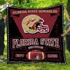 NCAA Florida State Seminoles EST 1902 Quilt Blanket
