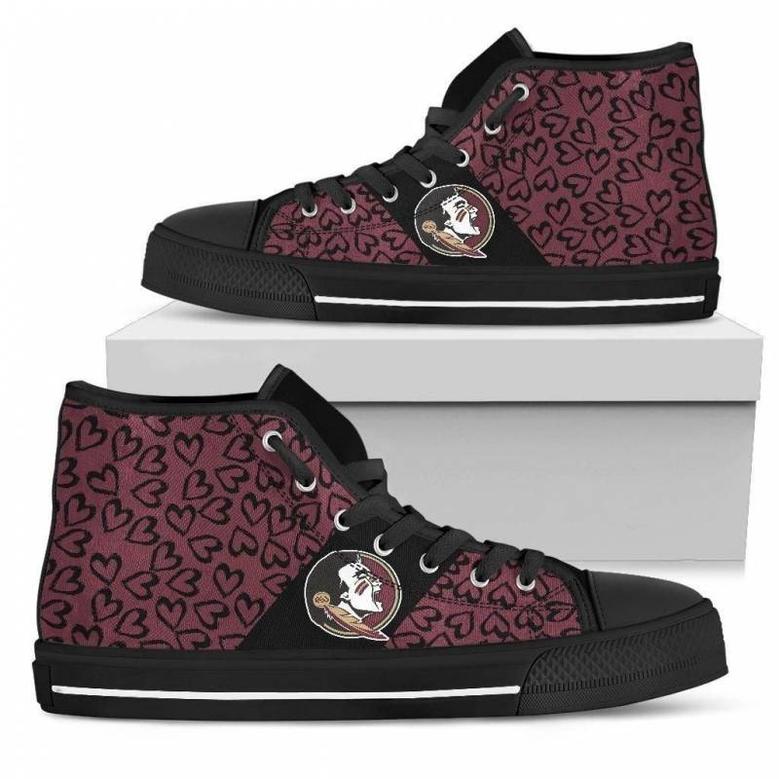 NCAA Florida State Seminoles Perfect Cross Color Absolutely High Top Shoes