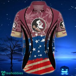 Alternative view of NCAA Florida State Seminoles Star Pattern Hawaiian Shirt