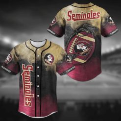 NCAA Florida State Seminoles Unique Grenade Design Baseball Jersey