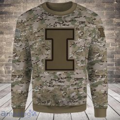 NCAA Illinois Fighting Illini Camo Style Sweatshirt