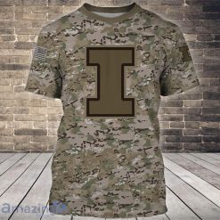 NCAA Illinois Fighting Illini Camo Style T-Shirt
