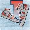 NCAA Illinois Fighting Illini Custom Name Logo Air Jordan 1 High Sneakers