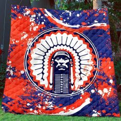 NCAA Illinois Fighting Illini Style In 2023 Quilt Blanket
