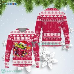 NCAA Indiana Hoosiers Baby Yoda Christmas Sweater