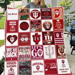 Alternative view of NCAA Indiana Hoosiers Collection Fleece Blanket