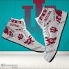 NCAA Indiana Hoosiers Custom Name Logo Air Jordan 1 High Sneakers