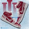 NCAA Indiana Hoosiers Custom Name New Season Design Air Jordan 1 High Sneakers