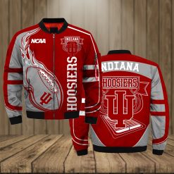 NCAA Indiana Hoosiers Fire Ball Bomber Jacket