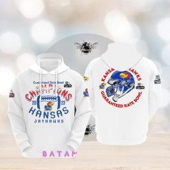 NCAA Kansas Jayhawks 2023 Guaranteed Rate Bowl Pullover Hoodie