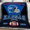NCAA Kansas Jayhawks EST 1890 Fleece Blanket