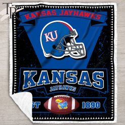 Alternative view of NCAA Kansas Jayhawks EST 1890 Fleece Blanket