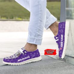 Alternative view of NCAA Kansas State Wildcats Custom Name Logo Hey Dude Shoes