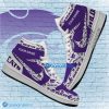 NCAA Kansas State Wildcats Custom Name New Season Design Air Jordan 1 High Sneakers