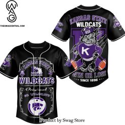 NCAA Kansas State Wildcats Mascot Baseball Jersey