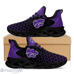 NCAA Kansas State Wildcats Purple Black Style Max Soul Shoes