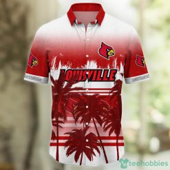Alternative view of NCAA Louisville Cardinals Coconut Tropical Hawaiian Shirt
